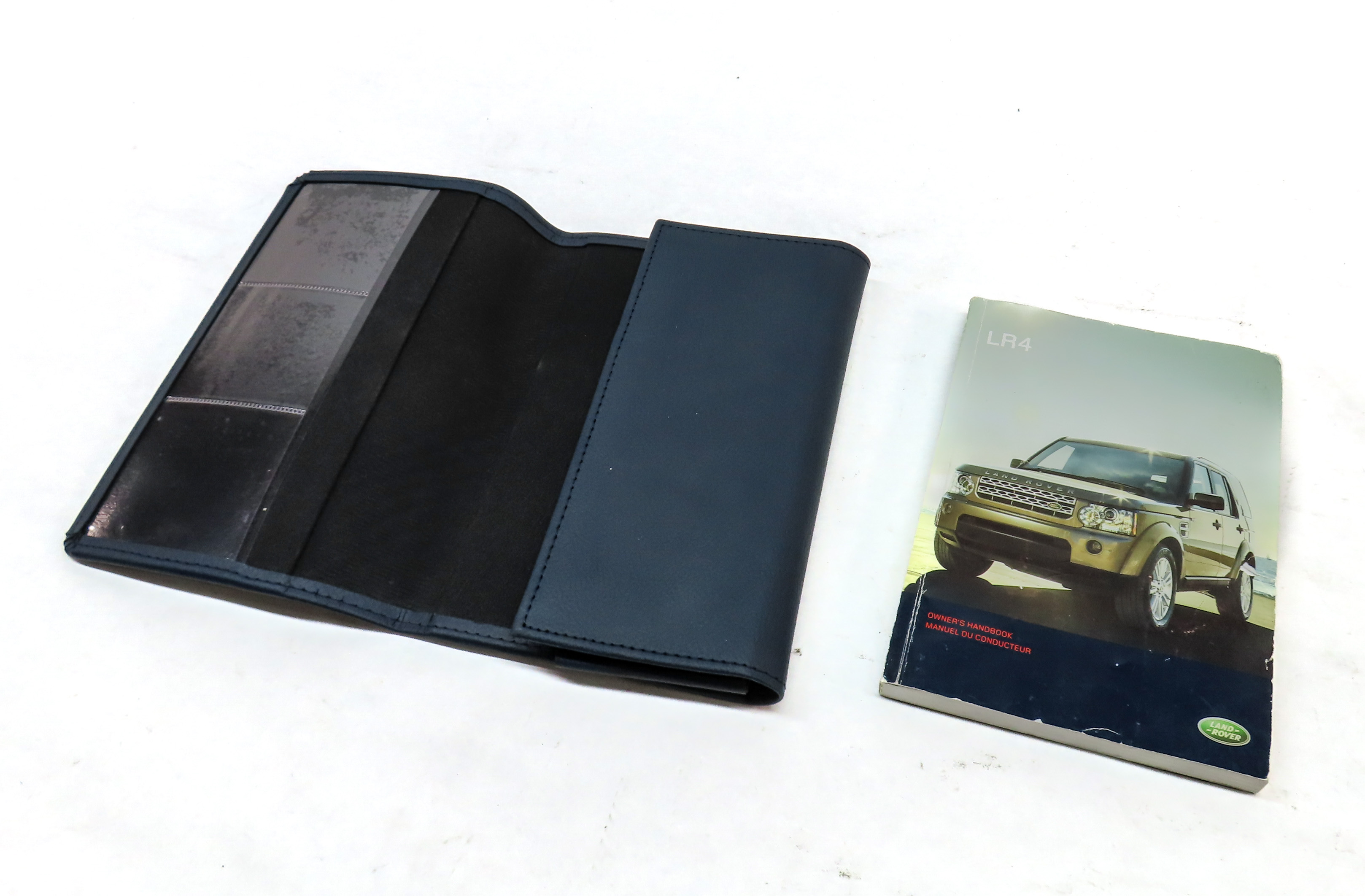 2010 LAND ROVER LR4 (L319) 5.0L NON SUPER ENGINE OWNER'S MANUAL BOOKLET w/CASE — exact item pictured